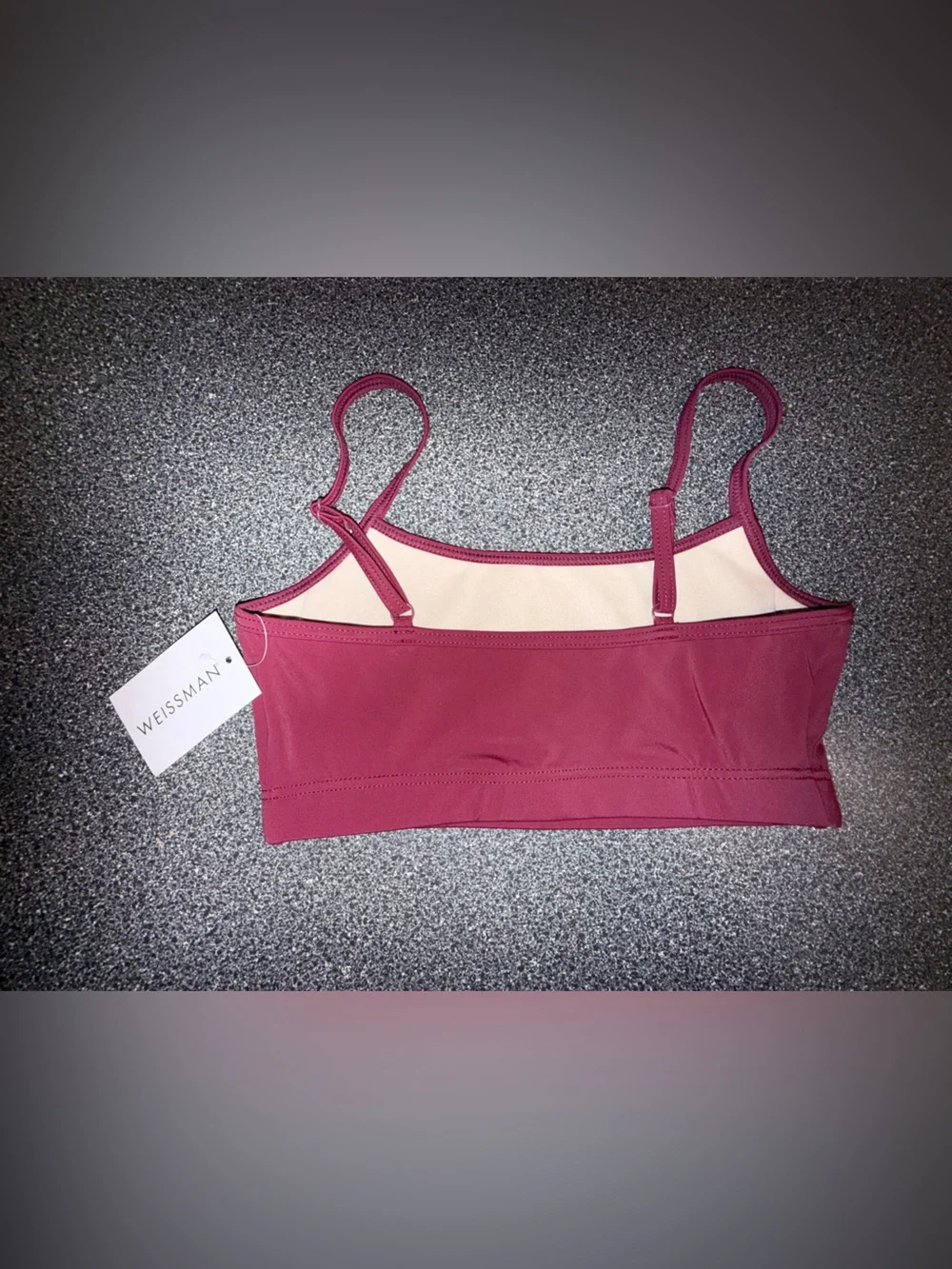 Weissman NWT! Dance Bra Top Size Adult X-Small